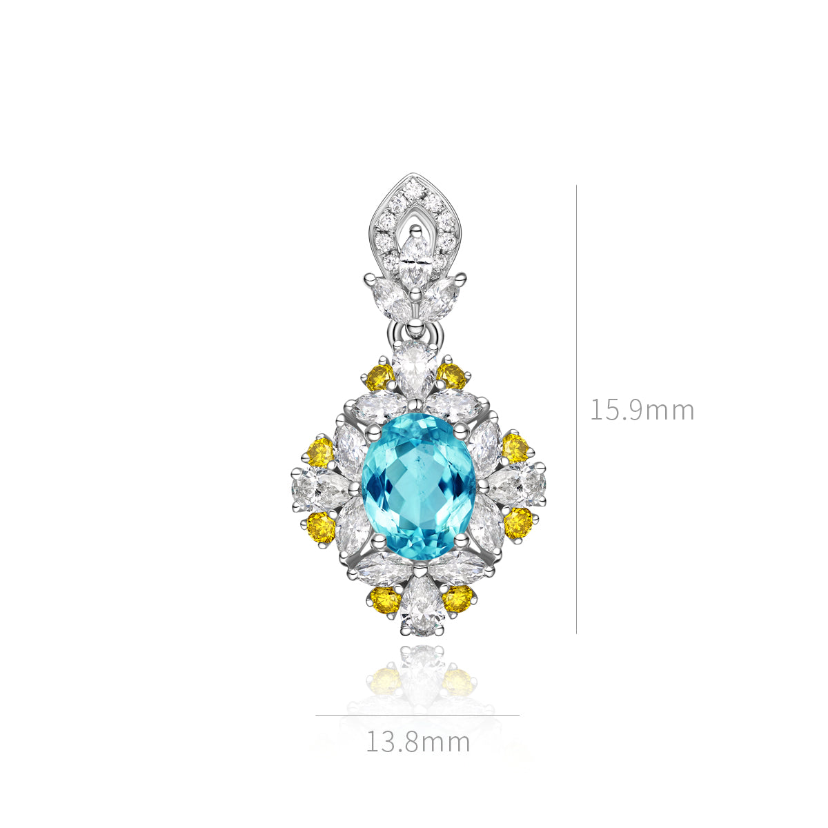 18K Paraiba Pendant