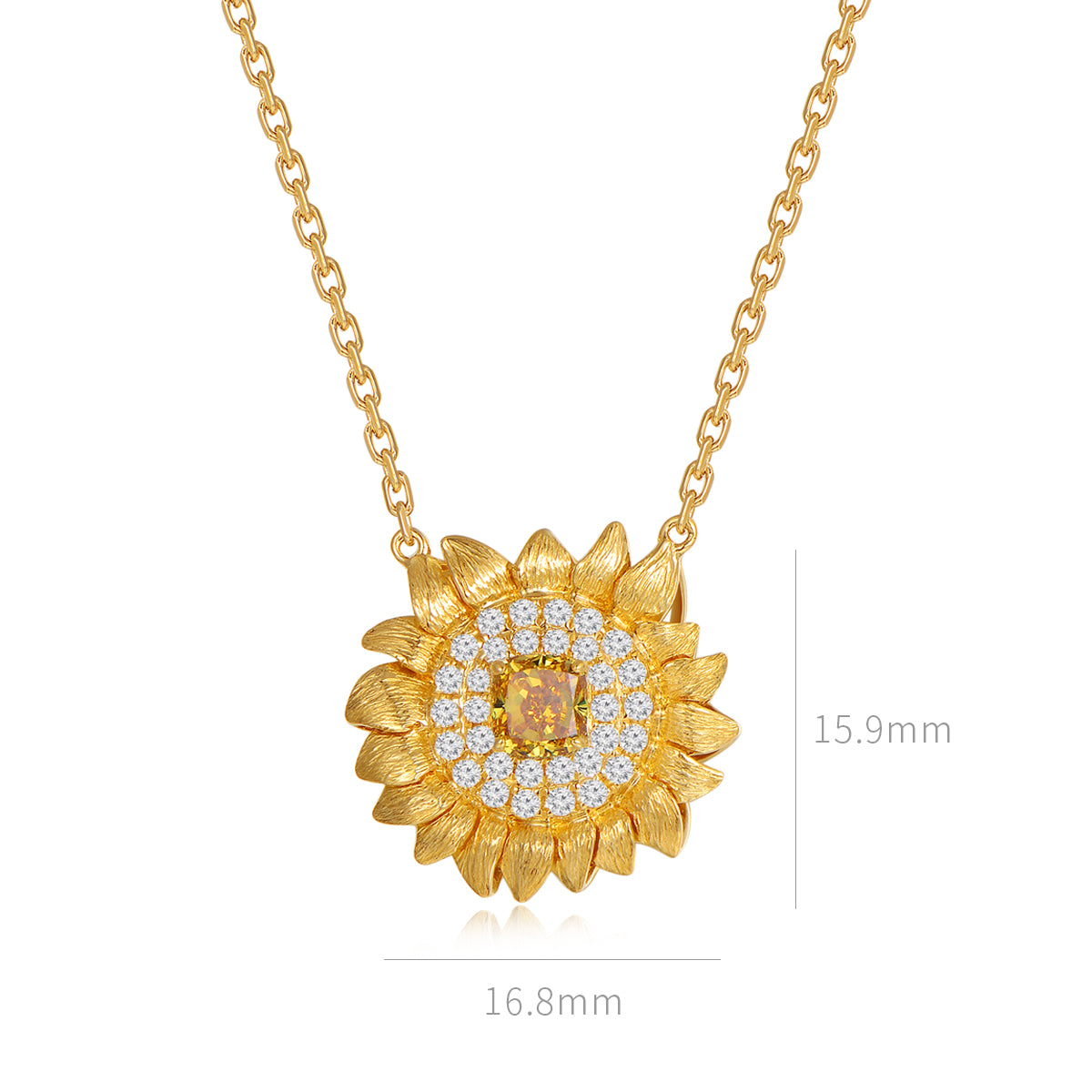 18K Fancy Yellow Necklace