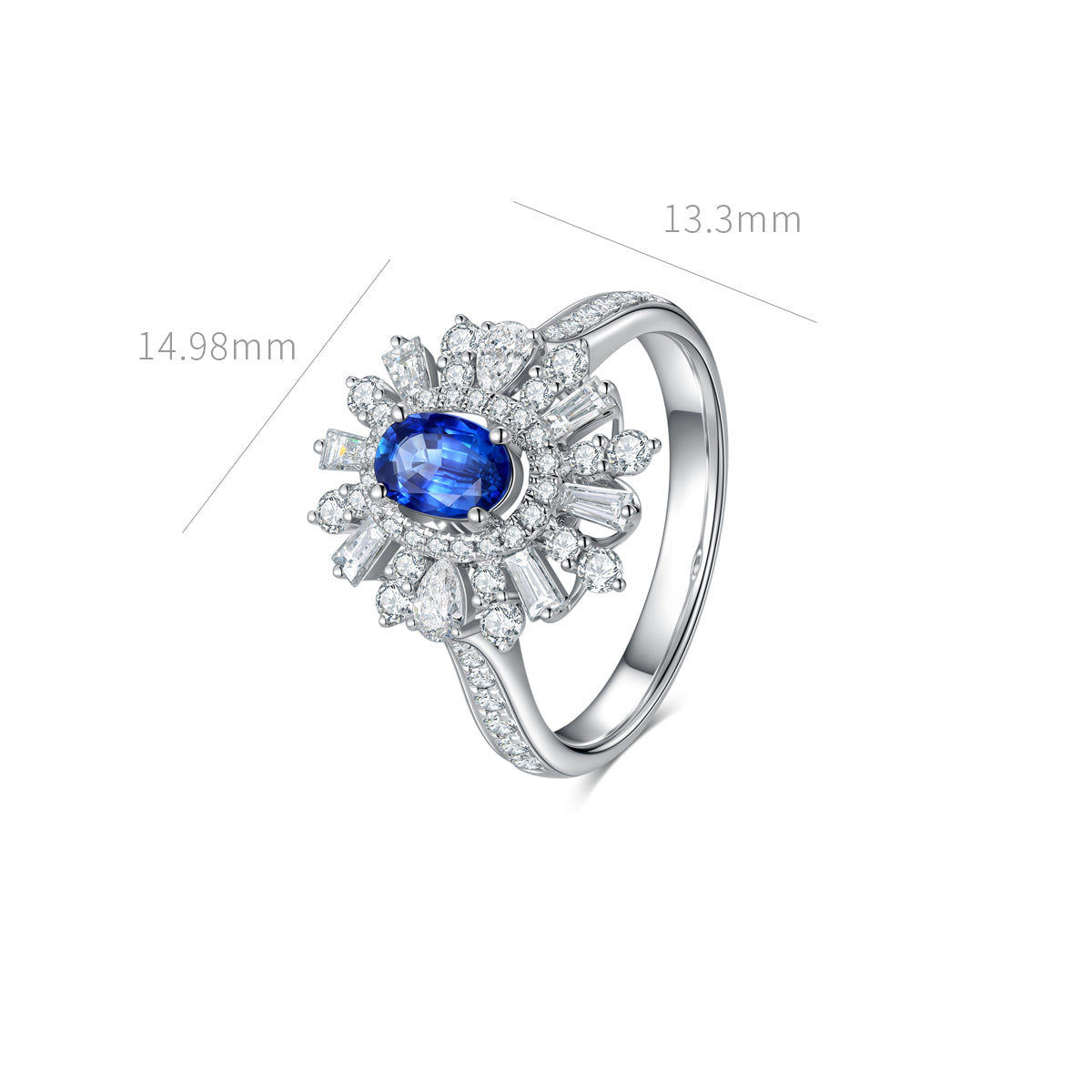 18K Sapphire Ring