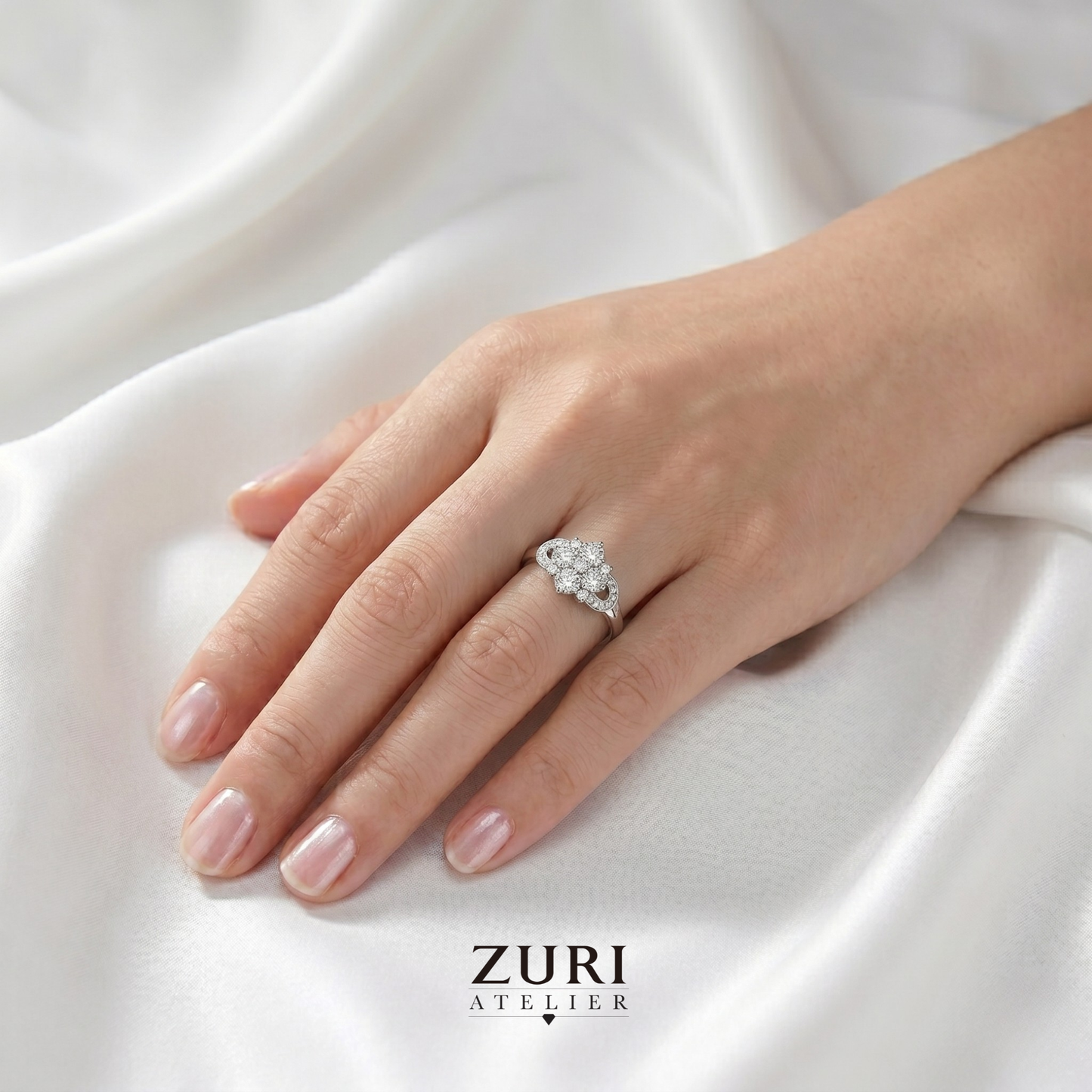 18K Diamond Ring