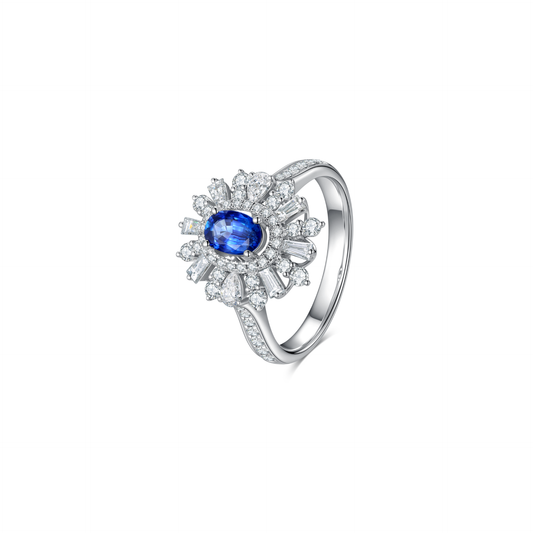 18K Sapphire Ring